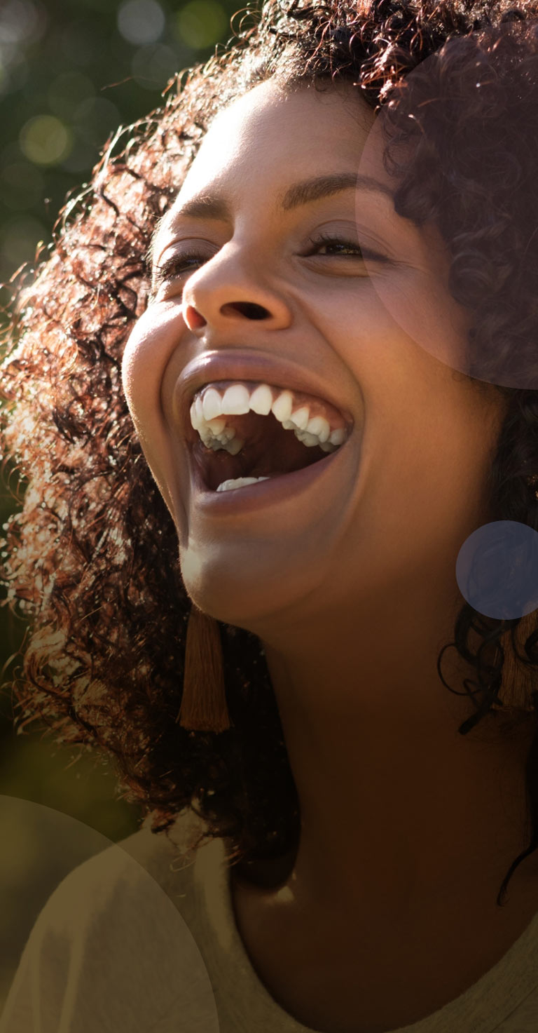 Happy Woman After Teeth Whitening