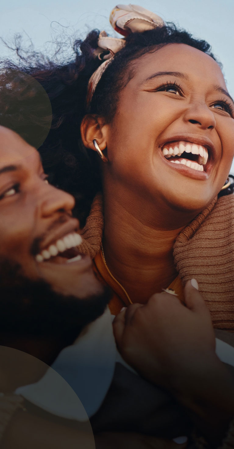 Teeth Whitening Results: Smiling Couple