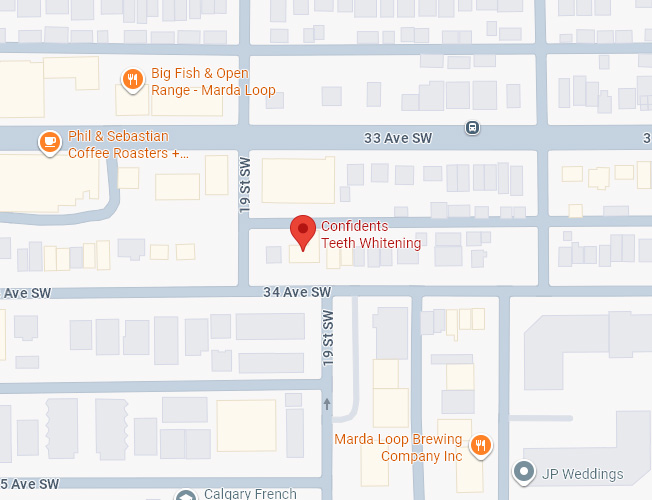 Confidents Teeth Whitening on Google Map